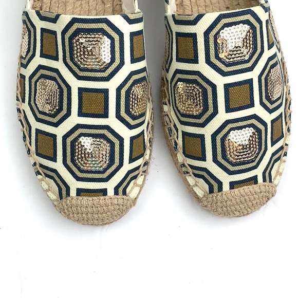 Tory Burch Cecily Sequin Embellished Espadrilles - Picture 4 of 14